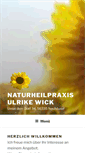 Mobile Screenshot of naturheilpraxis-wick.de